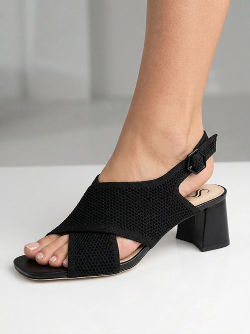 Sandalia Miss Elastic Mod.73040 Negra