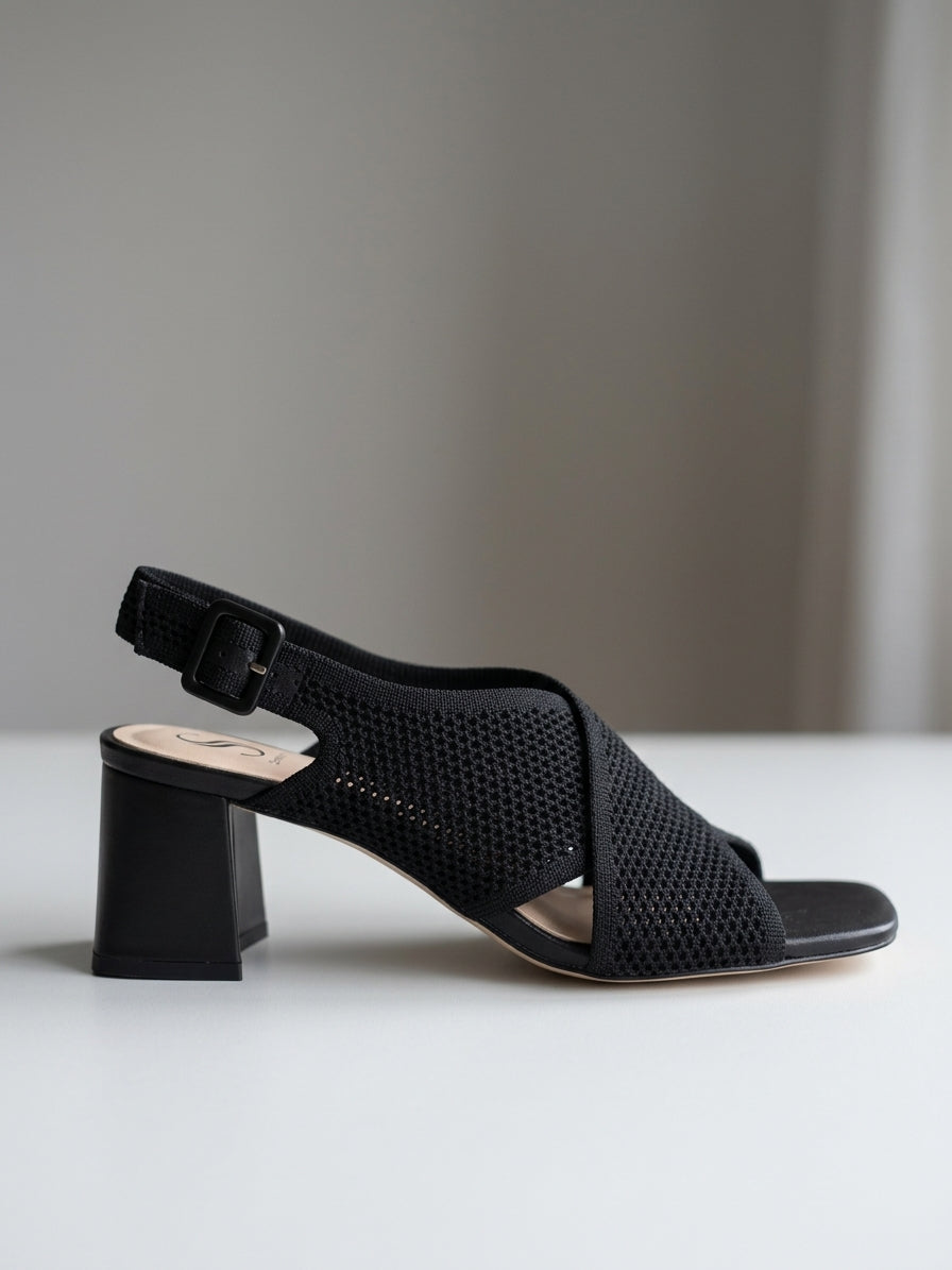 Sandalia Miss Elastic Mod.73040 Negra